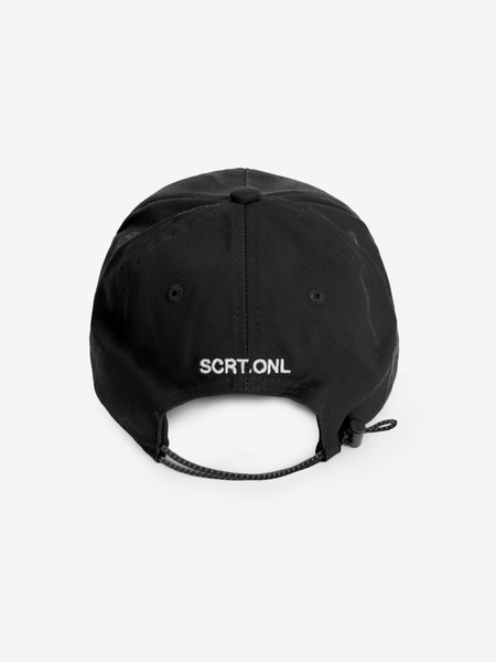 SCRT® デザインスタジオ ハイプロファイルキャップ - ブラック
