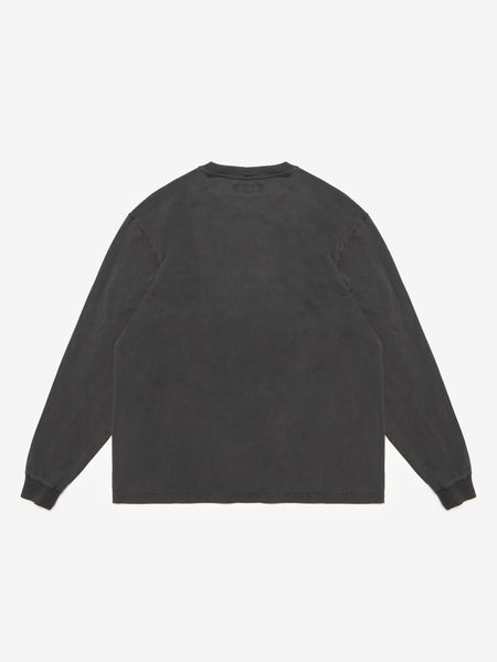 ESSENTIALSGARMENTDYEDBLACKLONG