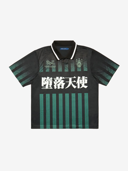 ウェア SCRT KOWLOON FOOTBALL JERSEY GREEN BLACK Kowloon Football Jersey - Green/Black – SCRT
