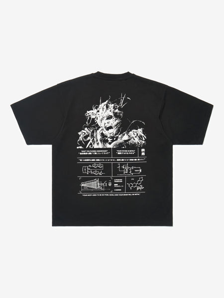 美品❣️RISMAT by Y's ブラック穴あきTシャツ 最終値下げ❣️ あなたの未来はメタル Tシャツ - ブラック – SCRT