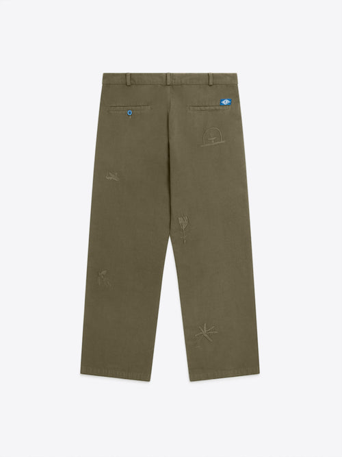 Paix Trousers - Moss