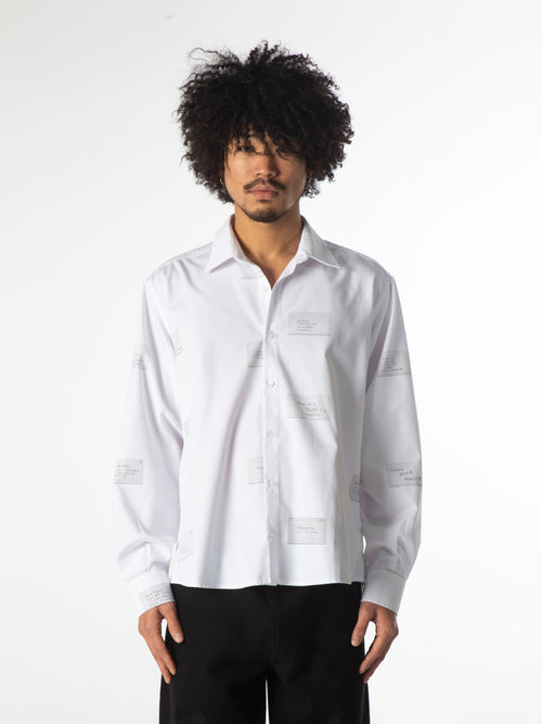 Oblique Shirt - White