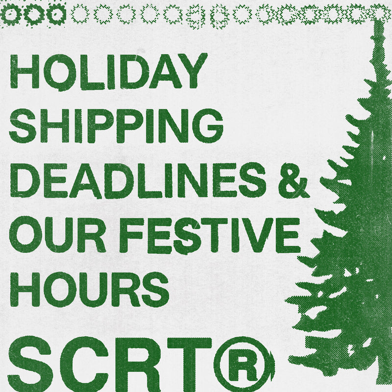 HOLIDAY SHIPPING DEADLINES & OUR FESTIVE HOURS