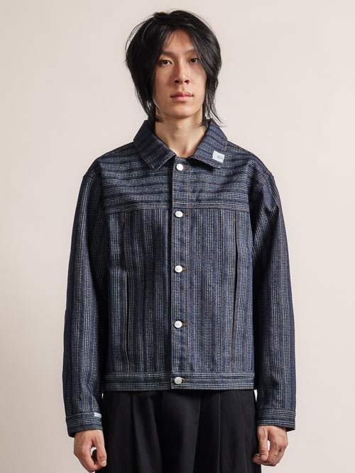 Type-0 Denim Jacket - Herringbone