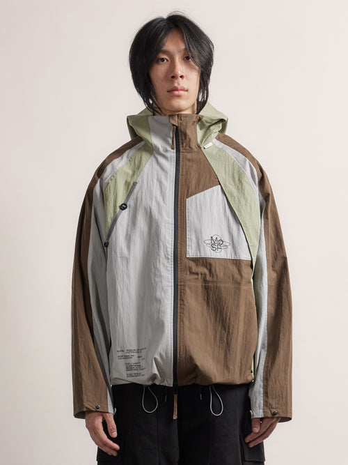 Test Pattern Windbreaker - Earth