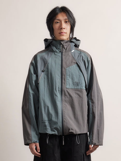 Test Pattern Windbreaker - Mercury