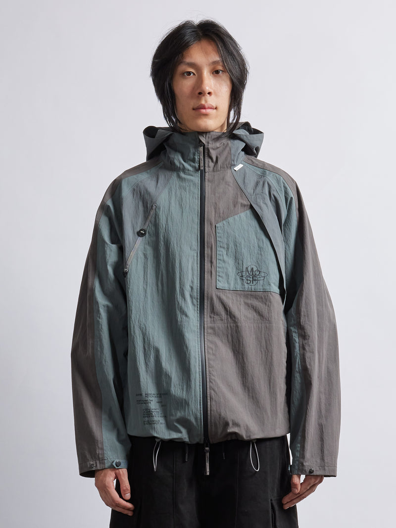Test Pattern Waterproof Jacket - Mercury