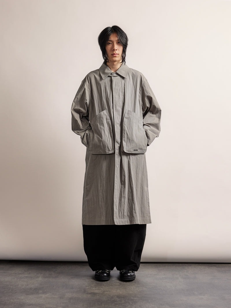 Hologram Mac Coat - Light Grey