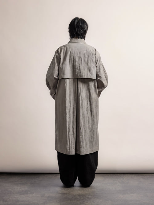 Hologram Mac Coat - Light Grey