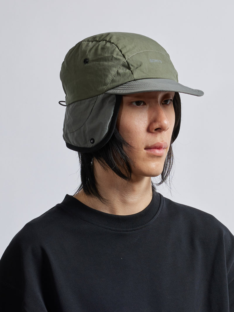 Down Trapper Cap - Sage