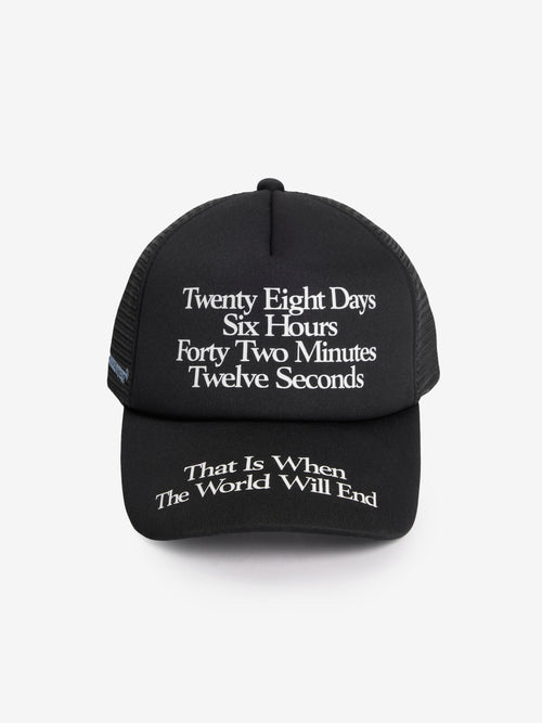 Countdown Trucker Cap - Black