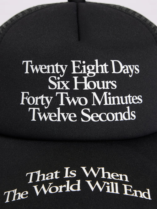 Countdown Trucker Cap - Black