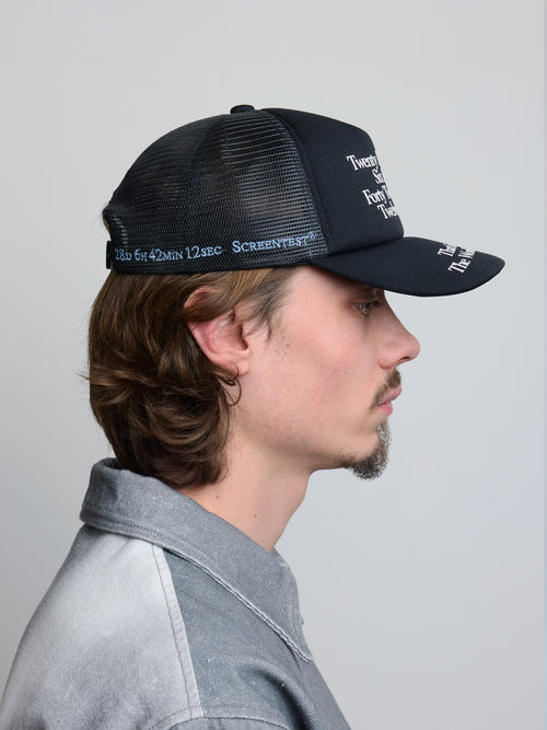 Countdown Trucker Cap - Black