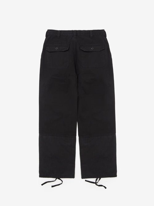 2-Tone Cargo Trousers - Black