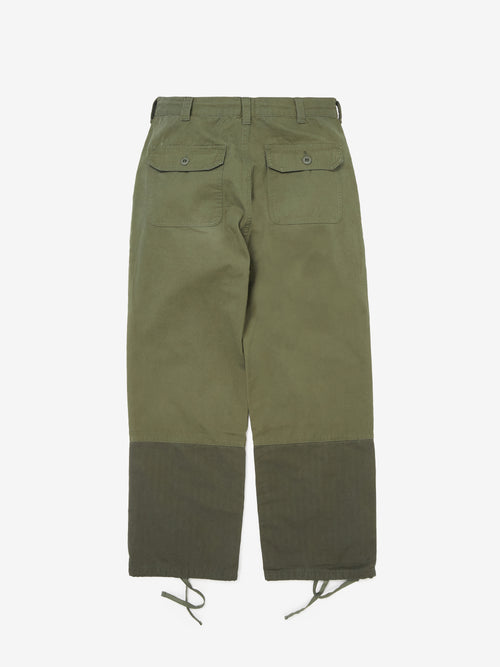 2-Tone Cargo Trousers - Green