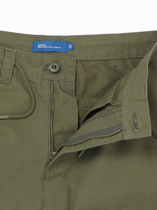 2-Tone Cargo Trousers - Green