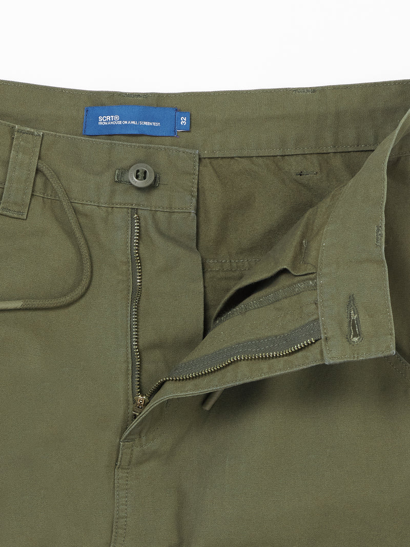 2-Tone Cargo Trousers - Green