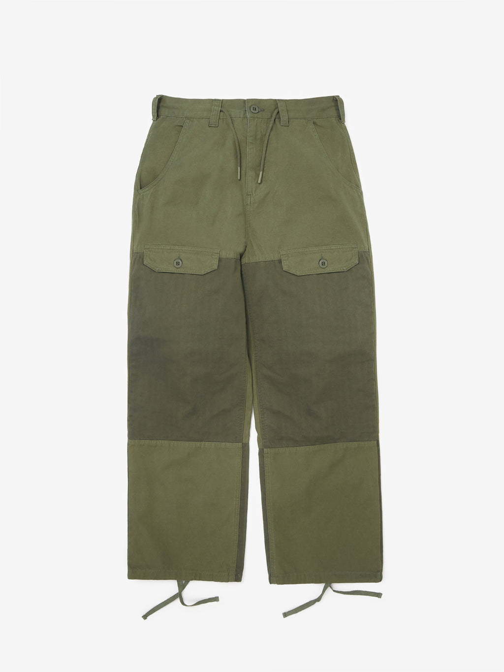 2-Tone Cargo Trousers - Green