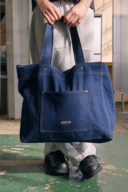 Denim Tote Bag - Indigo