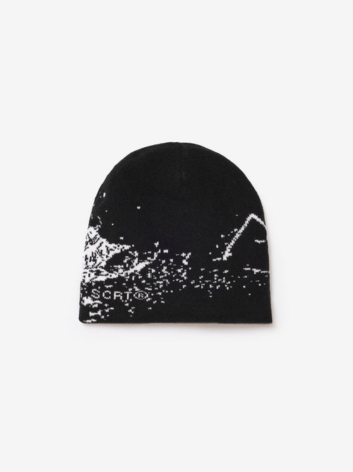 Ant Reversible Beanie - Black/Grey