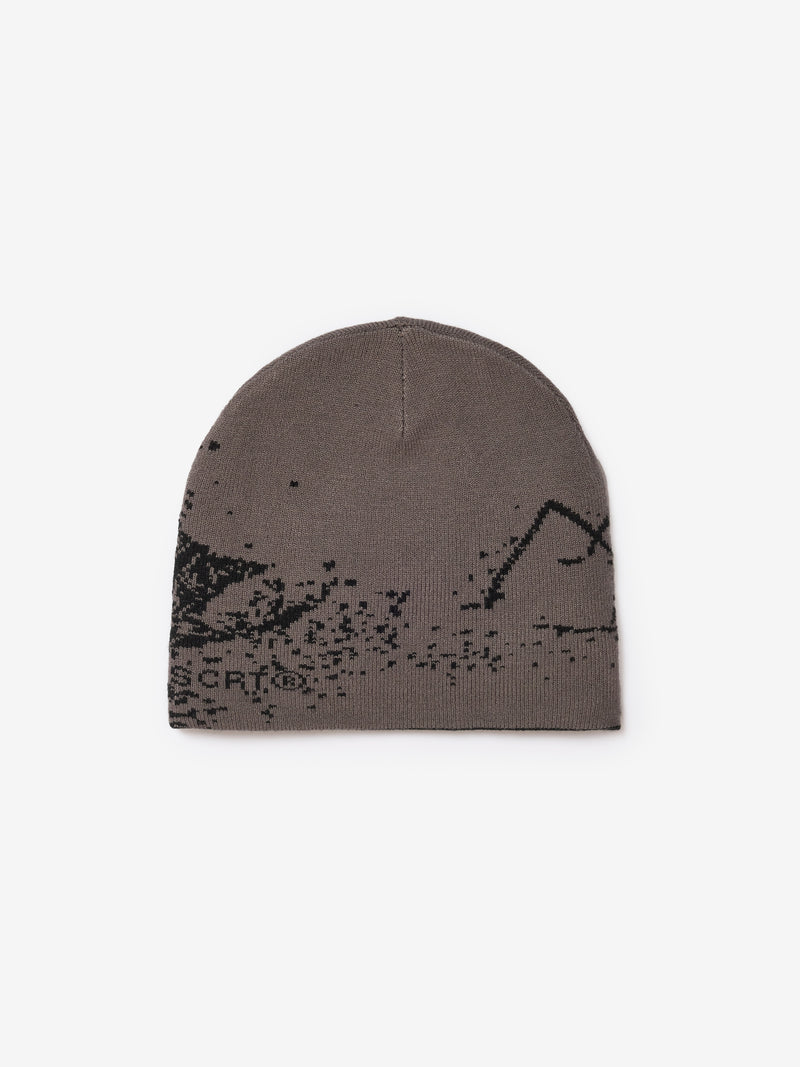Ant Reversible Beanie - Black/Grey