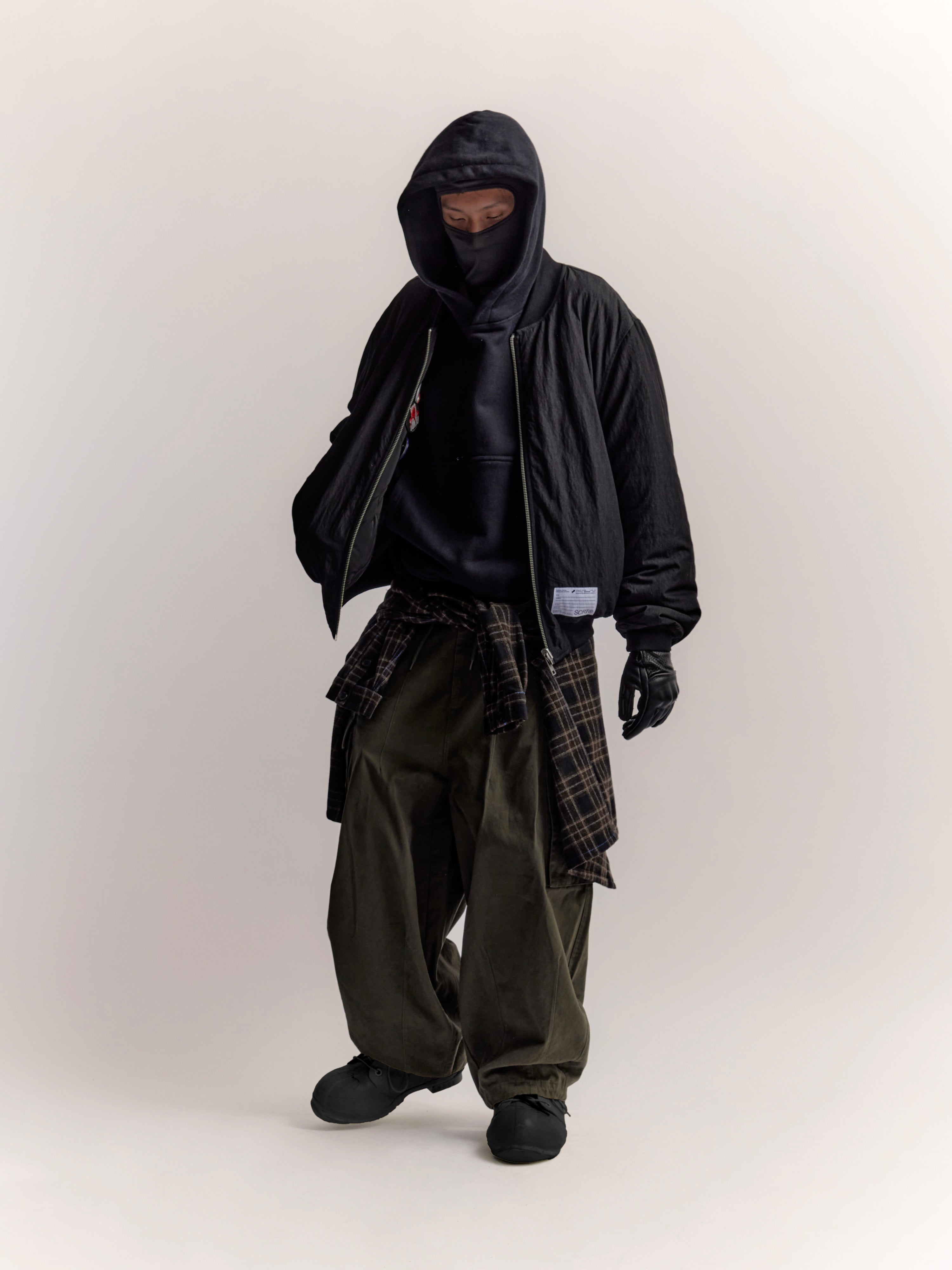 ショタル リバーシブル ボンバージャケット - ブラック – SCRT