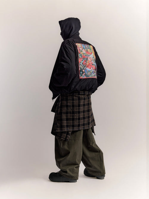 Shotaru Reversible Bomber Jacket - Black