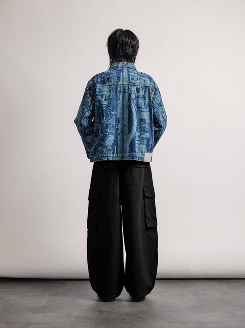 1988 Laser Etched Type-3 Denim Jacket - Indigo