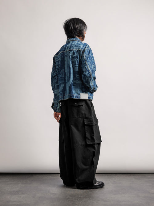 1988 Laser Etched Type-3 Denim Jacket - Indigo
