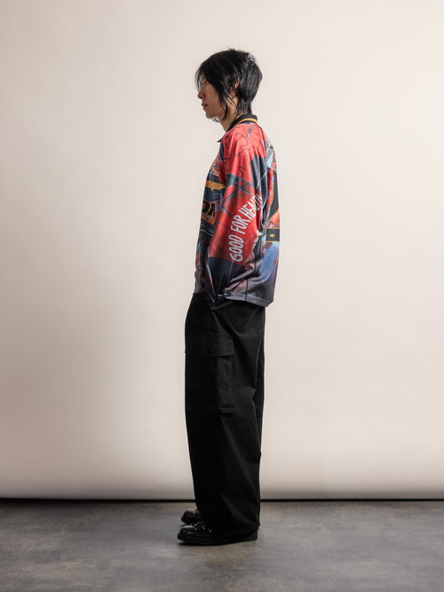 Neo Tokyo Football Jersey - Crimson