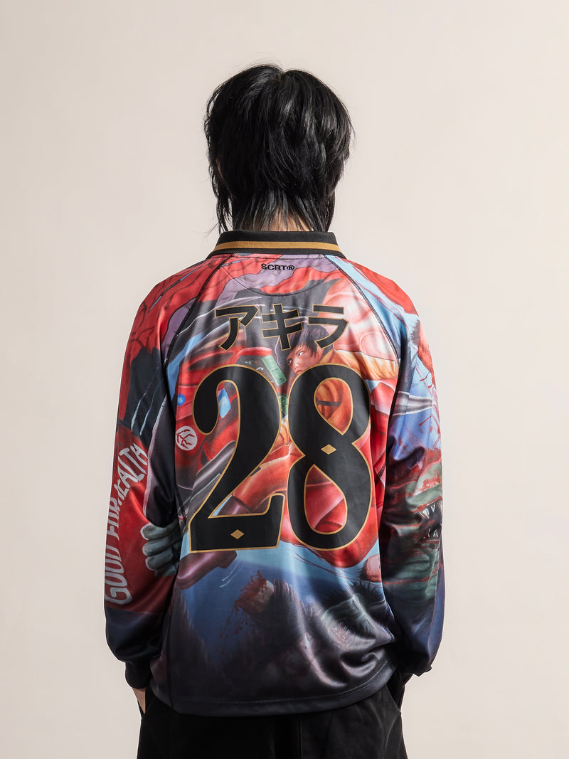 Neo Tokyo Football Jersey - Crimson