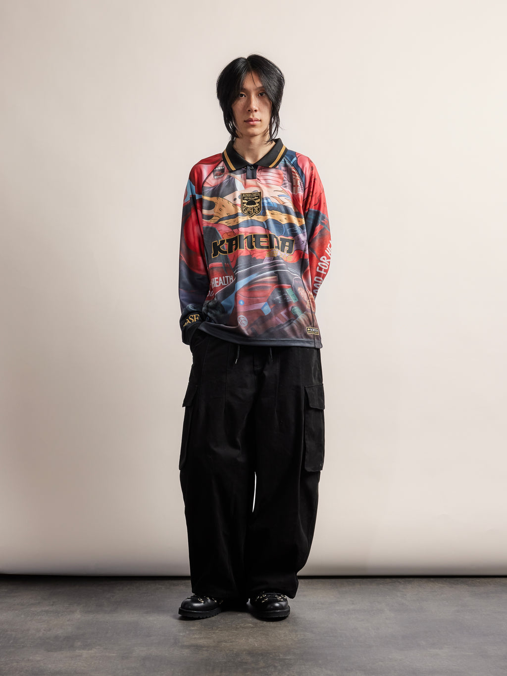 Neo Tokyo Football Jersey - Crimson