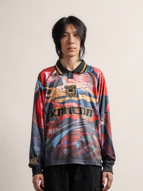 Neo Tokyo Football Jersey - Crimson