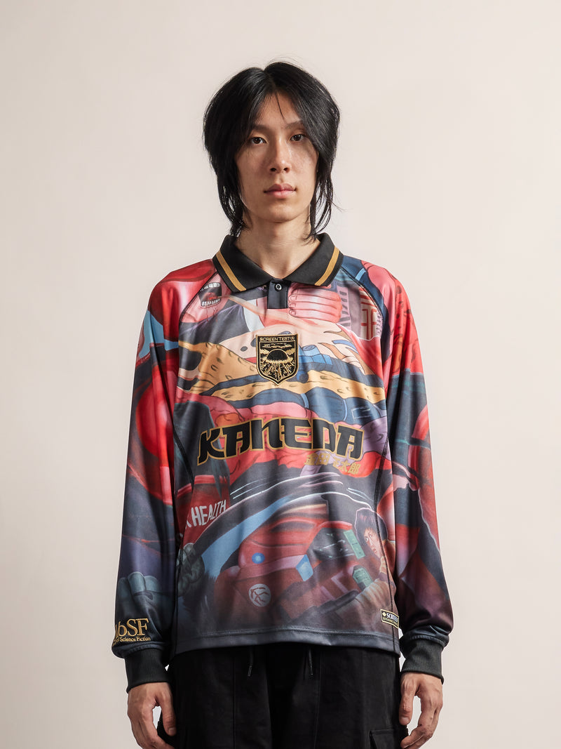 Neo Tokyo Football Jersey - Crimson