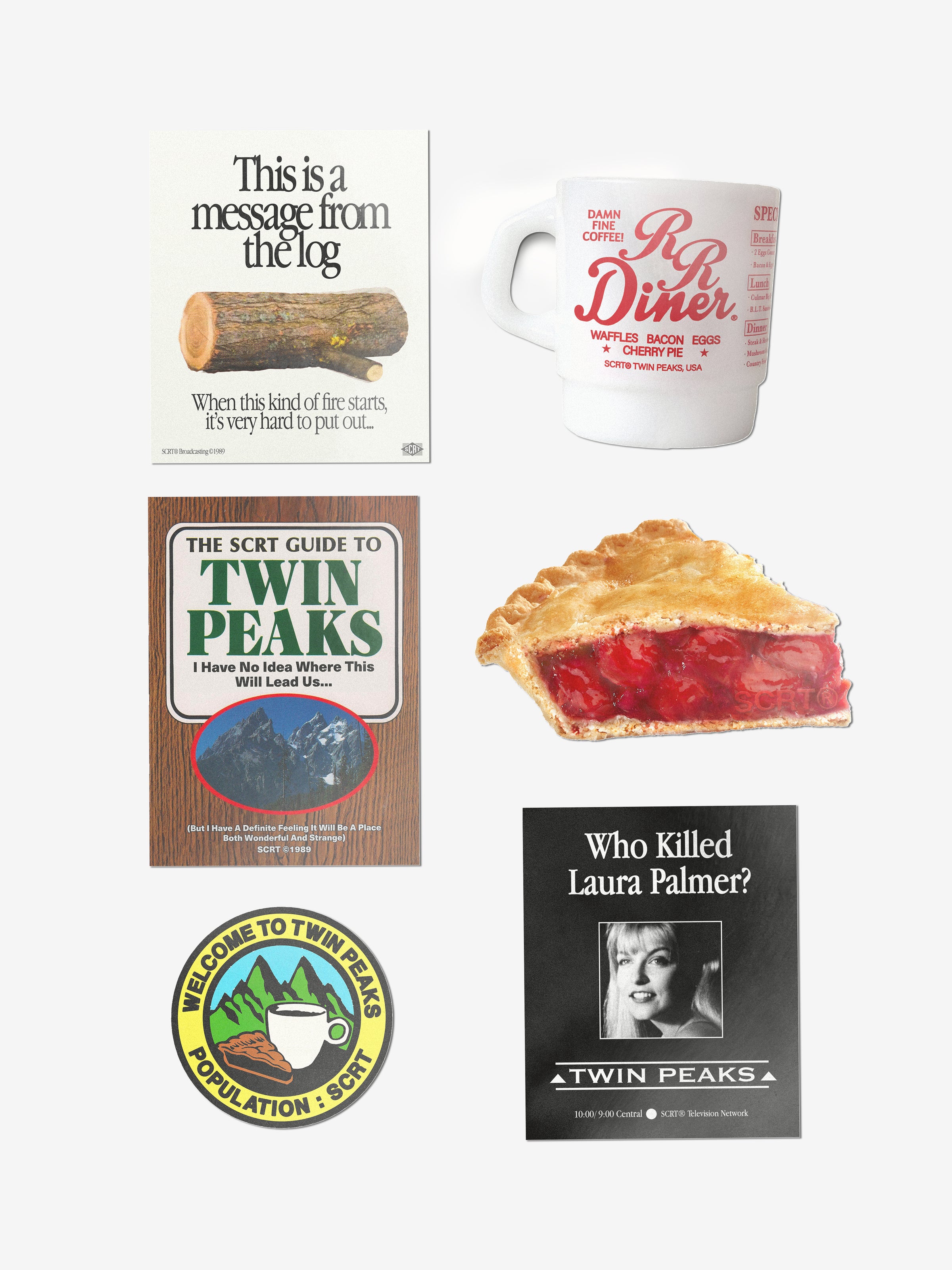 "Directed By David Lynch" Twin Peaks Full Color Decal / Sticker
