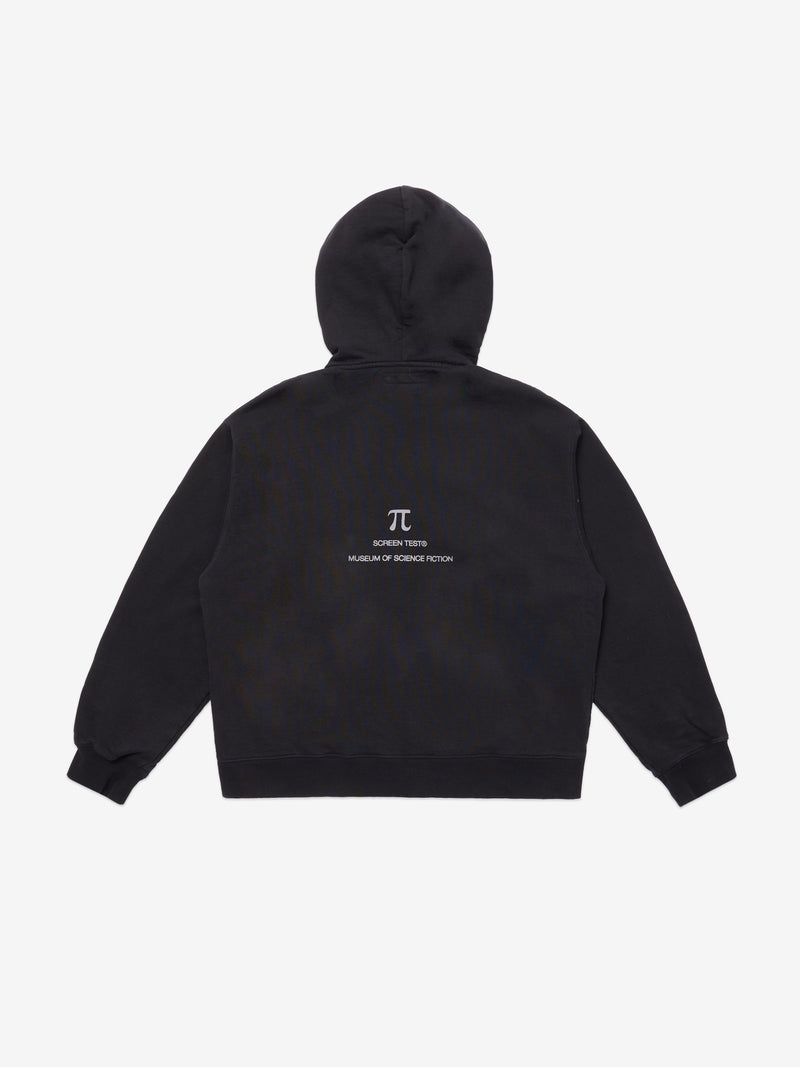 Ant Zip Up Hoodie - Black