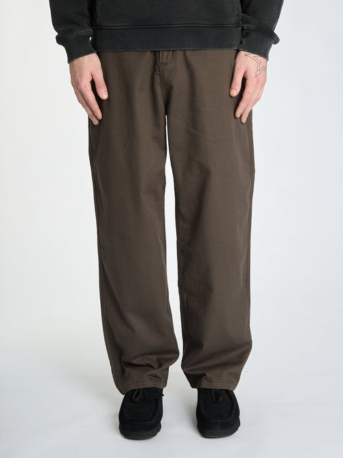 Pantalon Essentials Big Label - Marron
