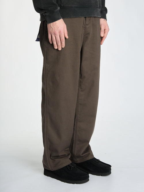 Pantaloni Essentials Big Label - Marrone