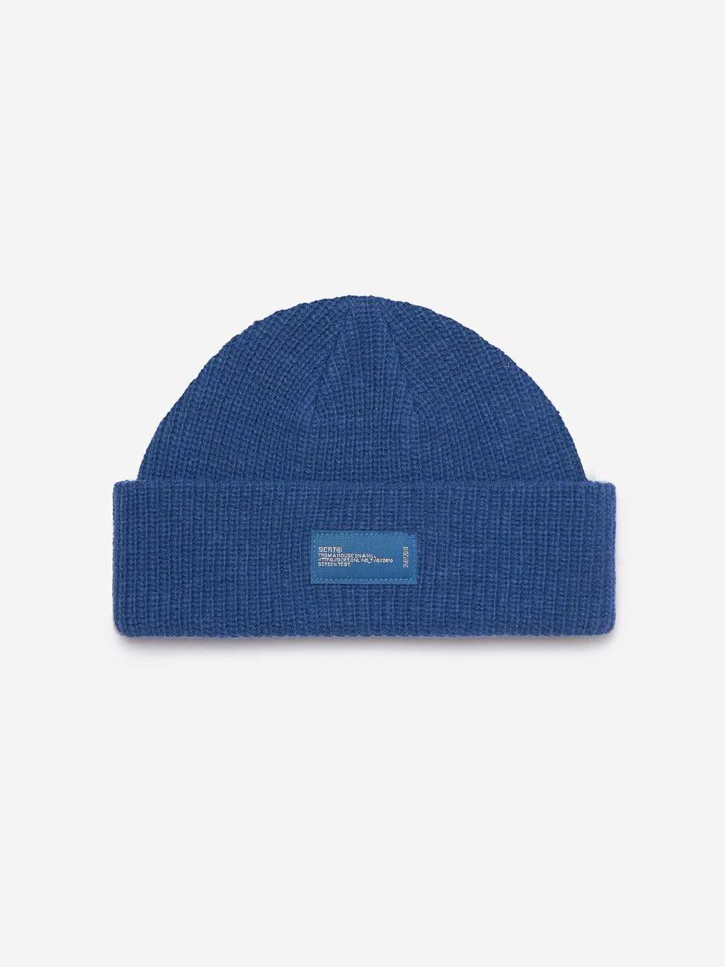 Recycled Wool Beanie - Blue