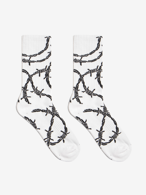 Socken mit Stacheln – Weiß