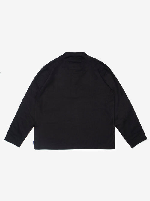 Camisa de lino Essentials - Negro