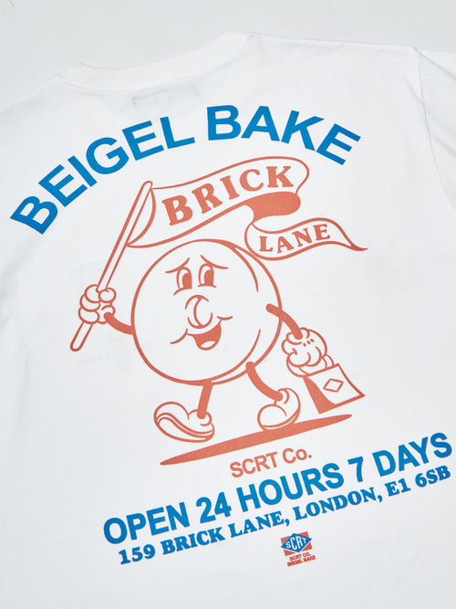 T-Shirt Beigel Bake - Blanc