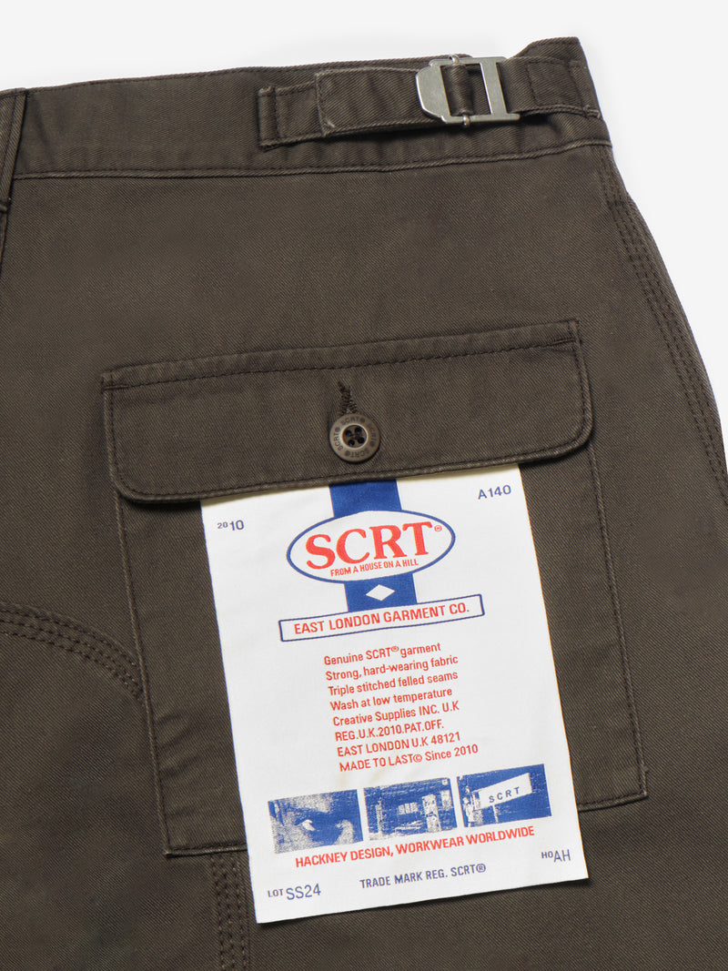 Essentials Big Label Trousers - Brown