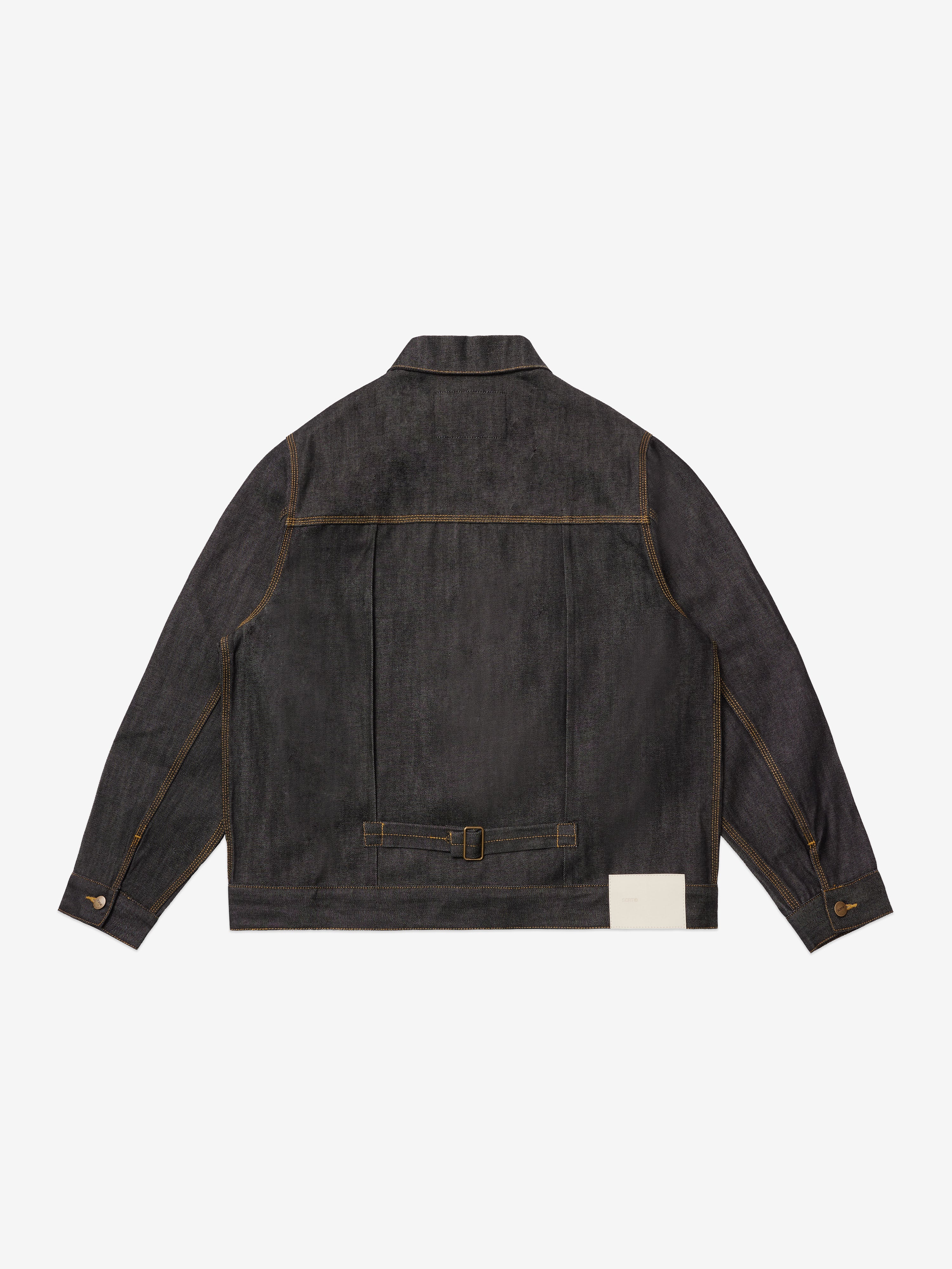 Selvedge Zipped Type-2 Denim Jacket - Darkest Indigo – SCRT