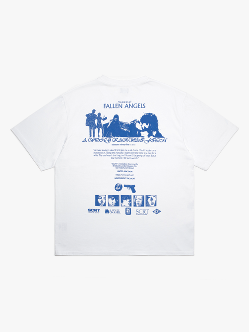 T-shirt Angelo Blu - Bianca