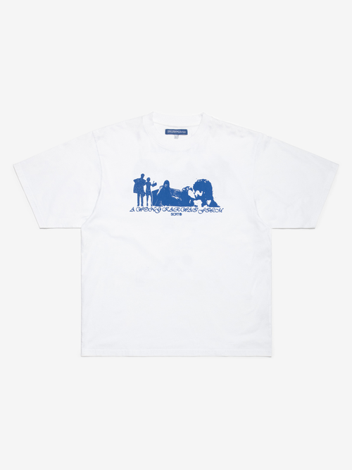 T-Shirt Ange Bleu - Blanc