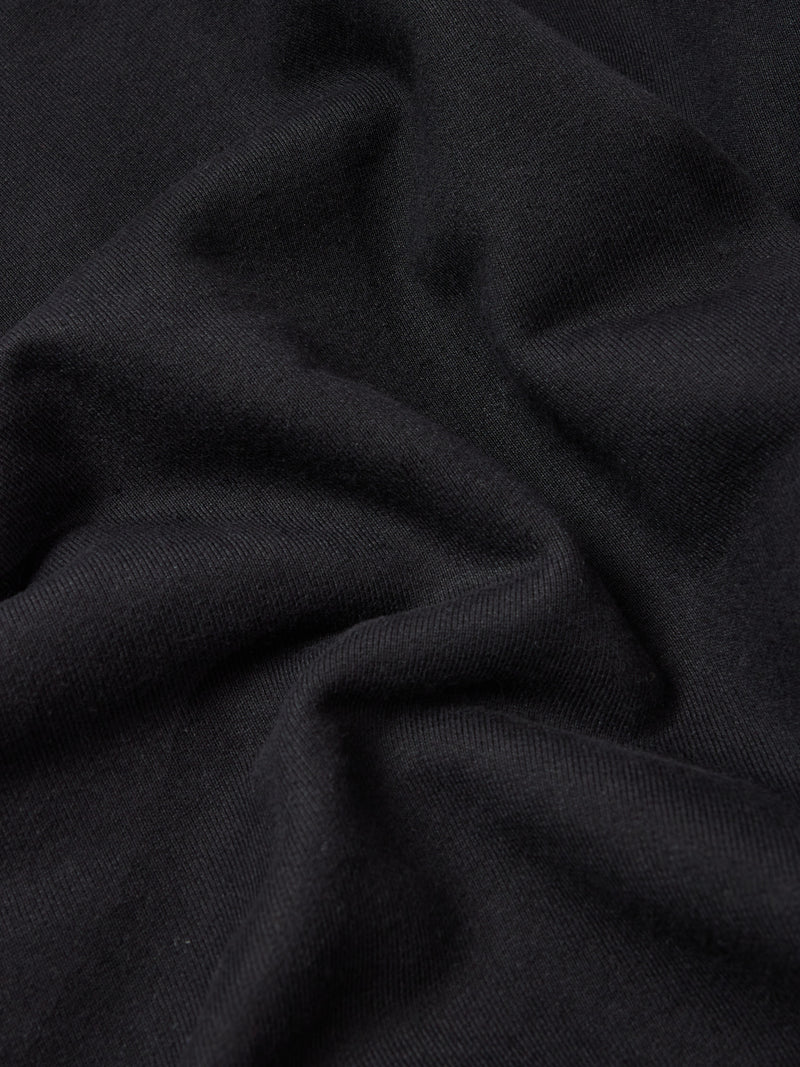 900gsm Heavyweight Cropped Hoodie - Black