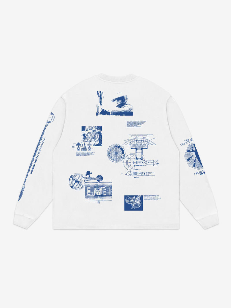 Blueprint Longsleeve - White