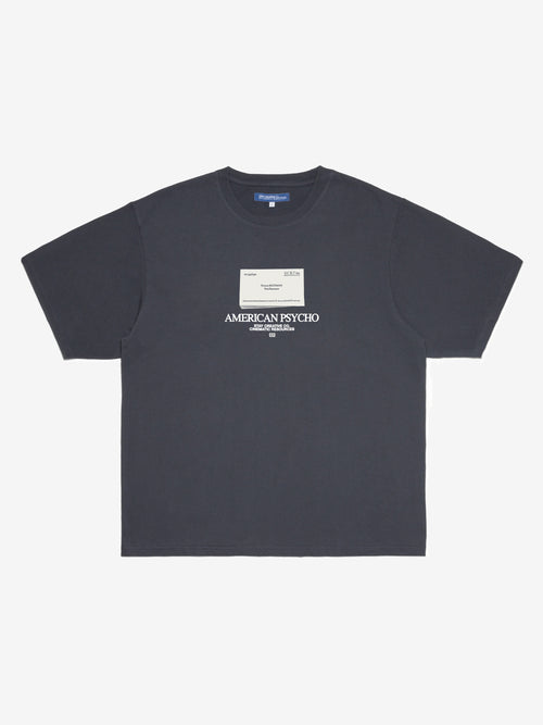 Business Card T-Shirt - Asphalt