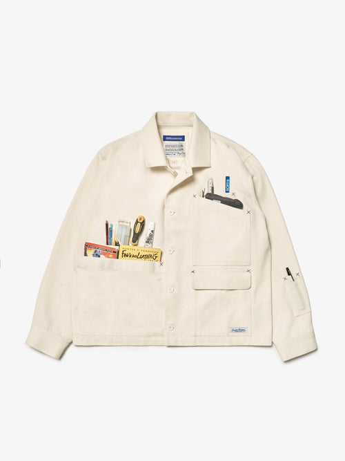 Creative Uniform® Work Jacket - Ecru